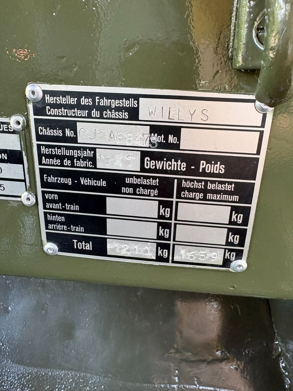 Willys Automobili: Willys Jeep 1947 – Usato da Sarnen venduto da pas_g92x 4