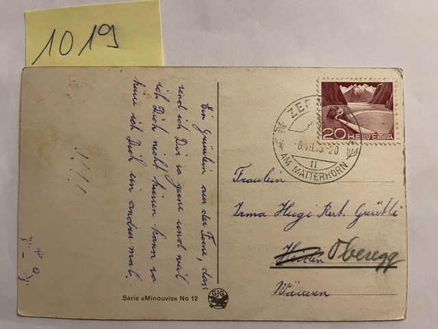 Cartoline postali: Lasst Briefmarken sprechen – Usato da Niederwil AG venduto da dahu75 1
