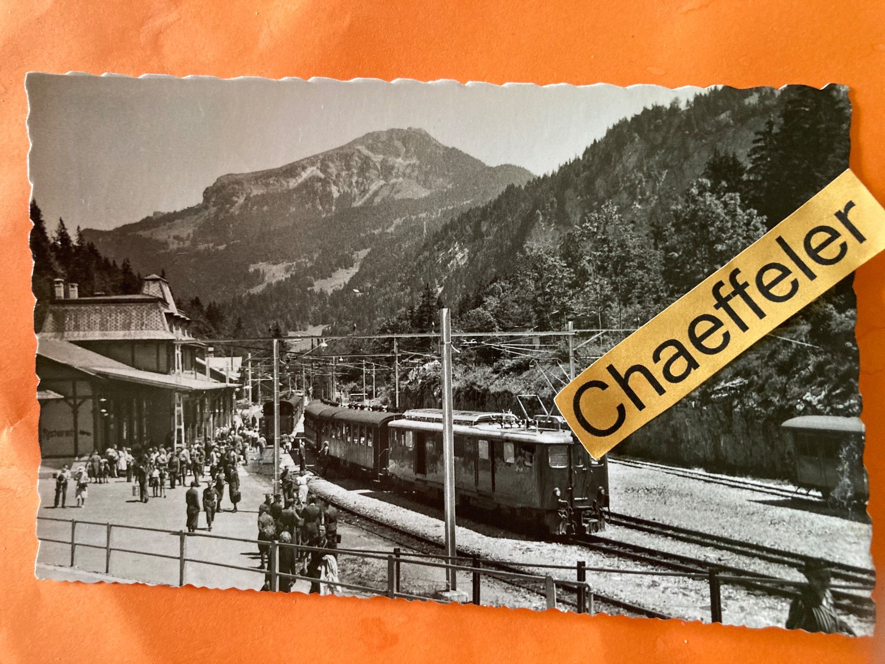Cartoline postali: 1956 Station Brünig - Kulm – Usato da Zürich venduto da Chaeffeler