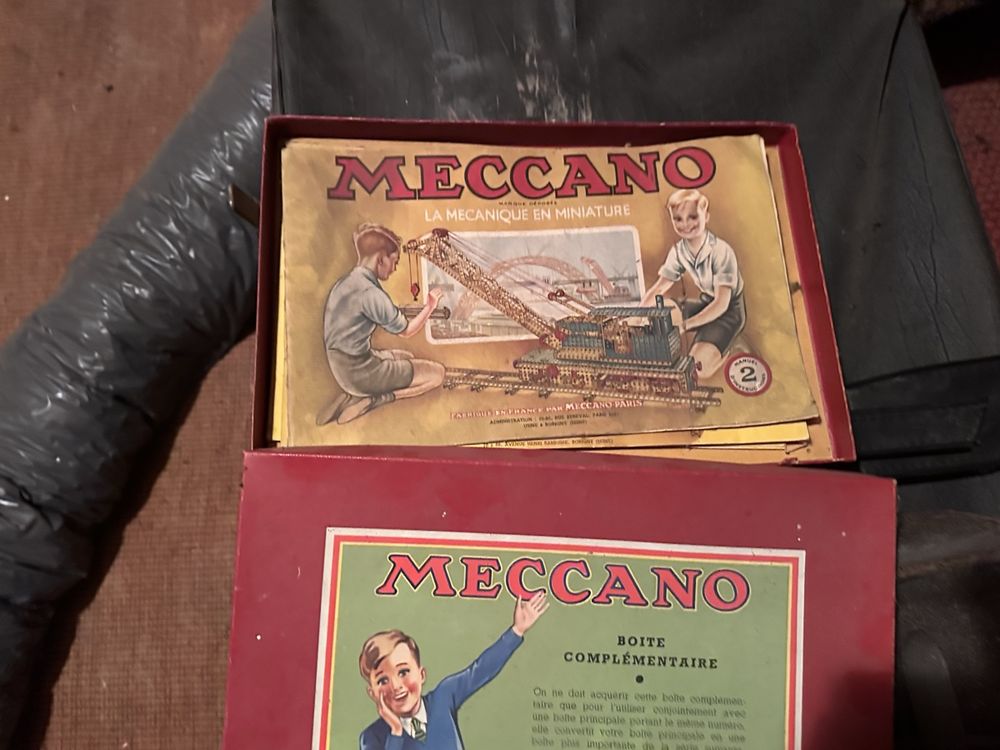 Boîte Complémentaire Meccano N°3 A - Jeu De Construction Vintage - Pièces Métal - France