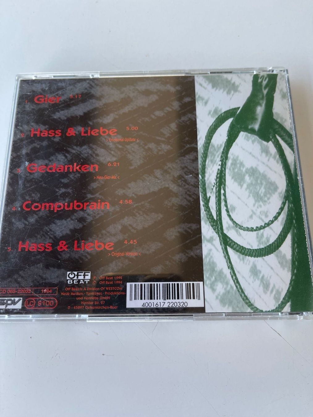 CDs: Eco - Gier, Hass & Liebe – D'occasion à Rüti ZH par alumedien 1