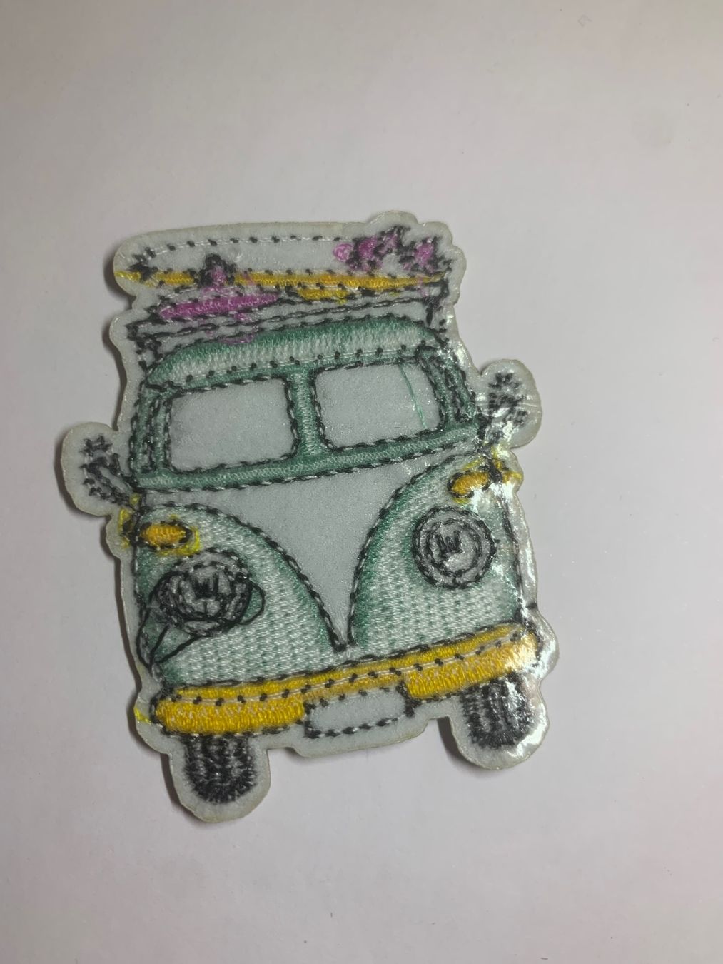 Toppe: VW Bus T1 Surf Badge, Patch, Bügelbild – Nuovo e nell'imballaggio originale da Ostermundigen venduto da Mcone 2