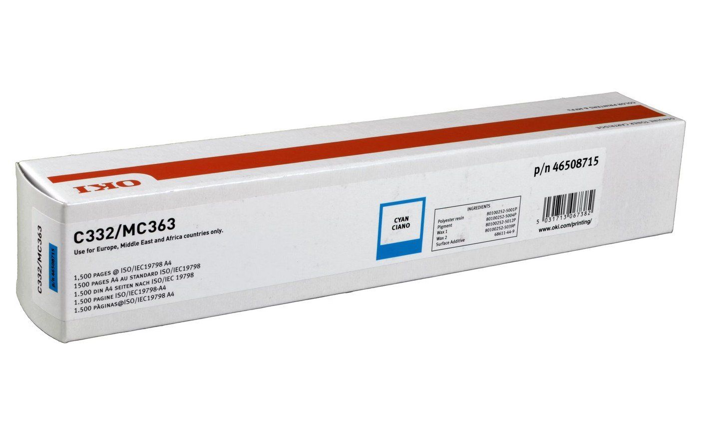 Oki Cartucce per stampanti & toner: Oki C332, Oki C332DN, Oki MC363DN cyan Toner, 46508715 – Nuovo e nell'imballaggio originale da Glattbrugg venduto da copytron