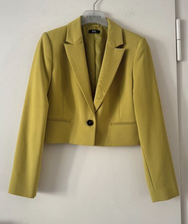 Kurzer Blazer C&A in Gelb Grösse 38 guter Zustand