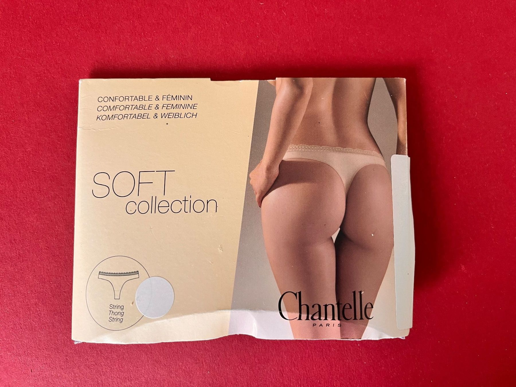 Chantelle Altra biancheria intima: String, Soft Collection, CHANTELLE, Grösse 42, Weiss – Nuovo e nell'imballaggio originale da Rudolfstetten venduto da gst_g7xl
