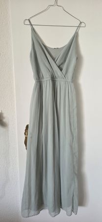 Maxikleid fliessend aqua S