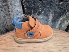 DENO Kinderboots Echtleder Stiefel gr25 Camel💕Herzig(402)
