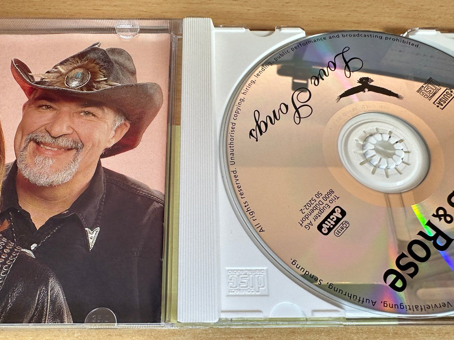 CD: James & Rose - Love Songs – Usato da Rikon im Tösstal venduto da Alpenmutz 2