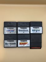 Lot de 6 jeux Vectrex & Mattel Intellivision