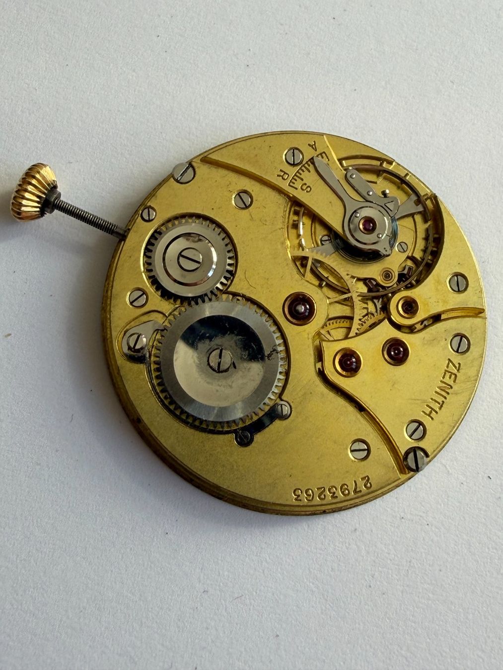 Zenith Orologi: Zenith Taschenuhr Werk – Difettoso da Worblaufen venduto da chronyves 1