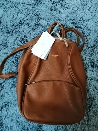 David Jones Damen Rucksack Braun Fabrikneu Braun