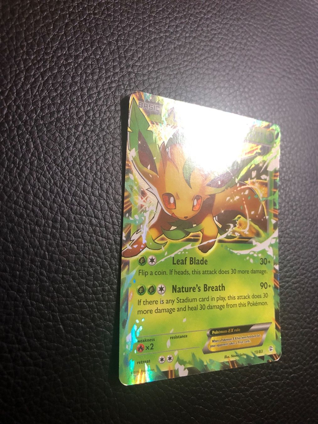 Pokémon Sammelbilder & Trading cards: Generations - Leafeon EX 10/83 Ab 1 – Gebraucht aus Paradiso von  2