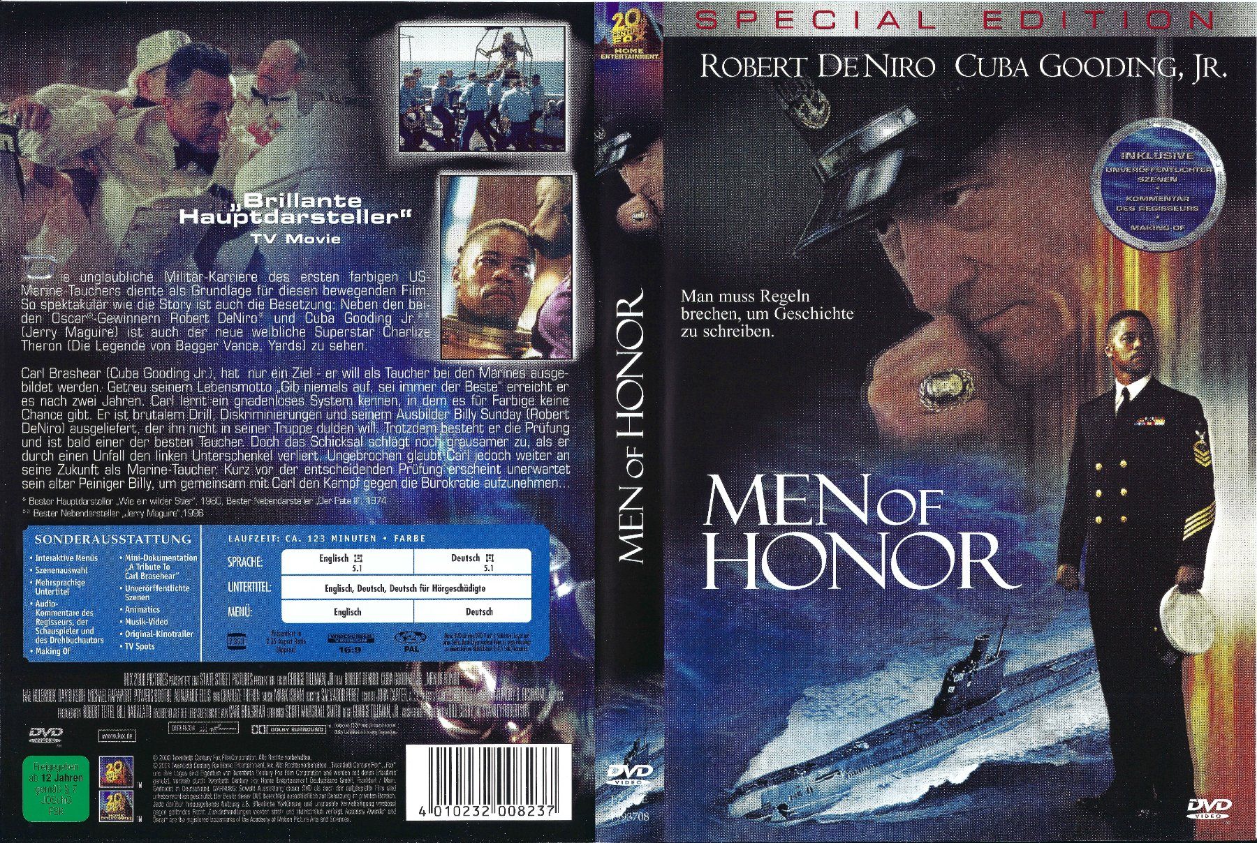 Tutti i DVDs: Men of Honor – Usato da Zürich venduto da Cineasten