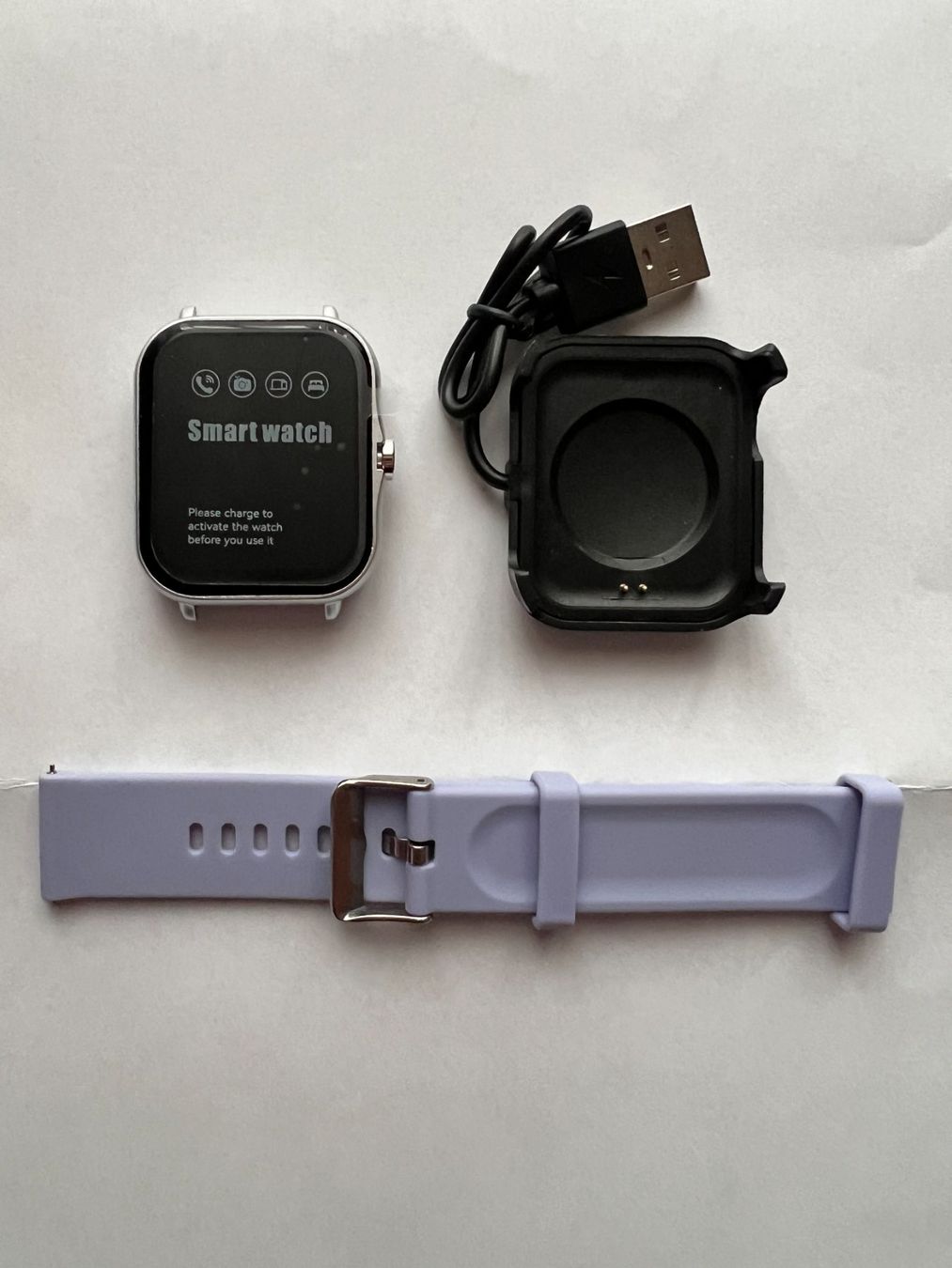 Smart Smartwatch: Smart Watch Simsonlab Rose/Lila Silicone – Neu und originalverpackt aus Biel/Bienne von vla_5t6c 2