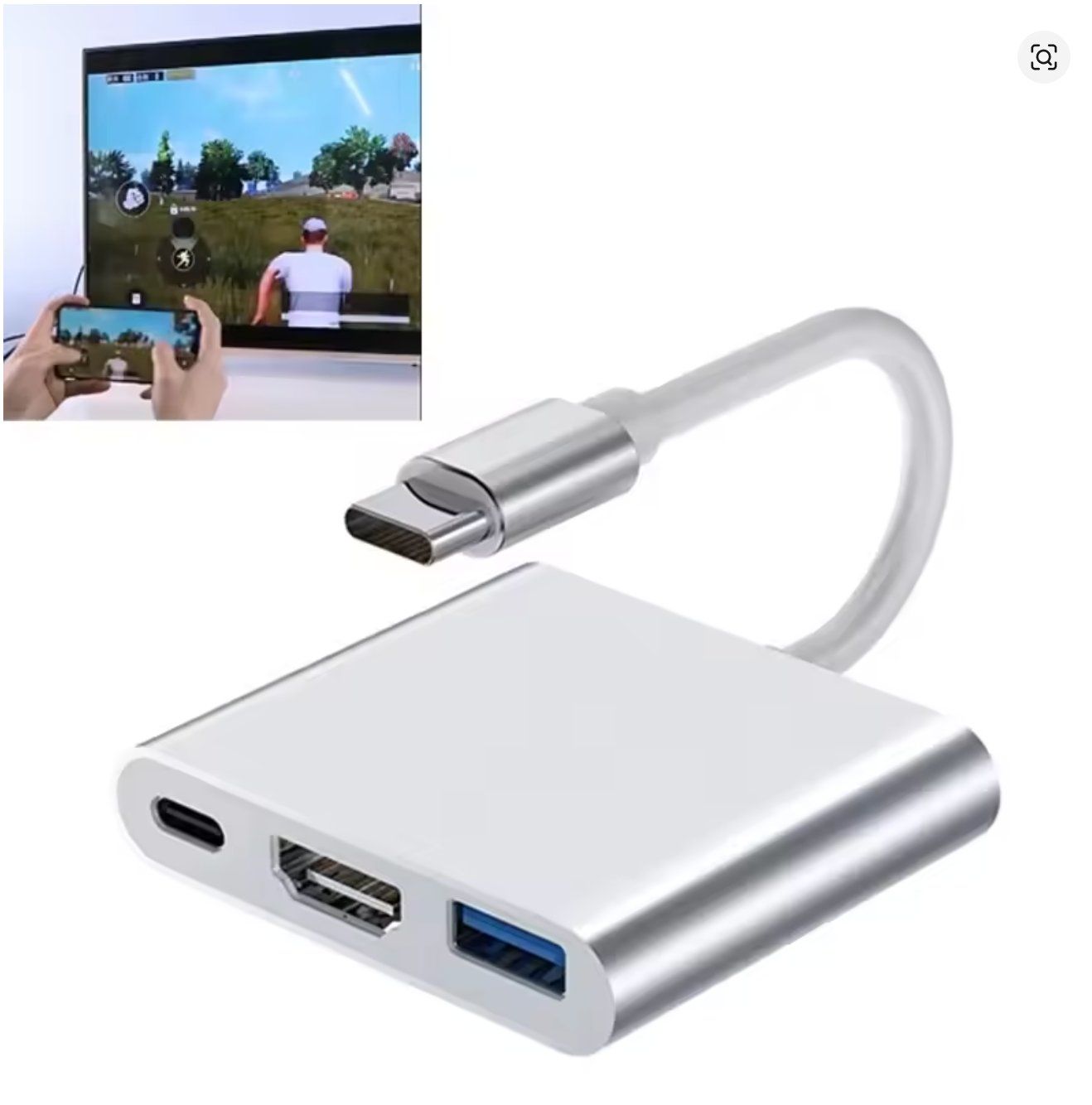 Hub & Switch: USB-C-Hub auf 4K HDTV USB 3.0 Typ C Dockingstation – Nuovo (secondo la descrizione) da Biberist venduto da ShopSoltan