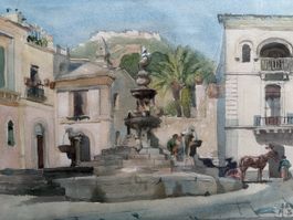 Gemälde, August Schmid, 1935.