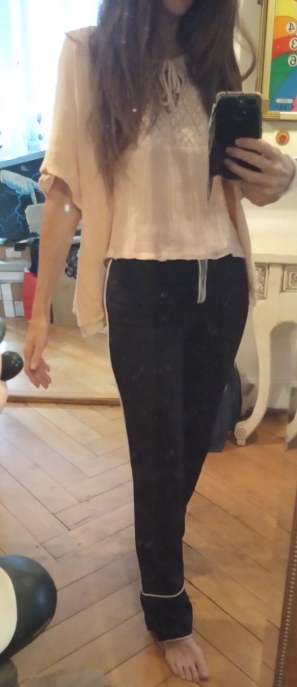 Pantaloni: Y2K Designer Hose mit Reissverschluss Dr Astic M Techno – Usato da St. Gallen venduto da Hereplaysmusic 5