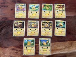 Lot de 10 Pikachu 30 ans Pokémon 