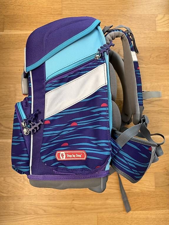Step by Step Borse & Zaini: Step by Step Schulthek blau violett – Usato da Pfungen venduto da Mafo88 4