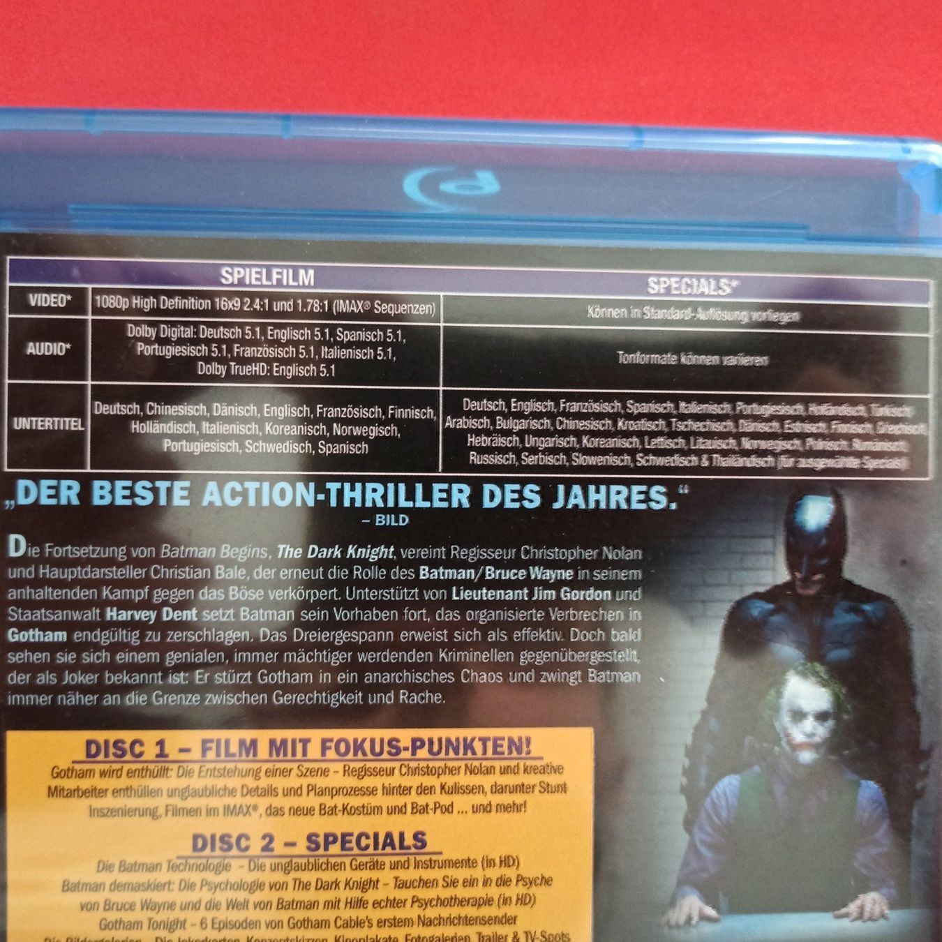 Tutti i DVDs: The Dark Knight - 2 Disc – Usato da Dübendorf venduto da kb86_MOVIE 2