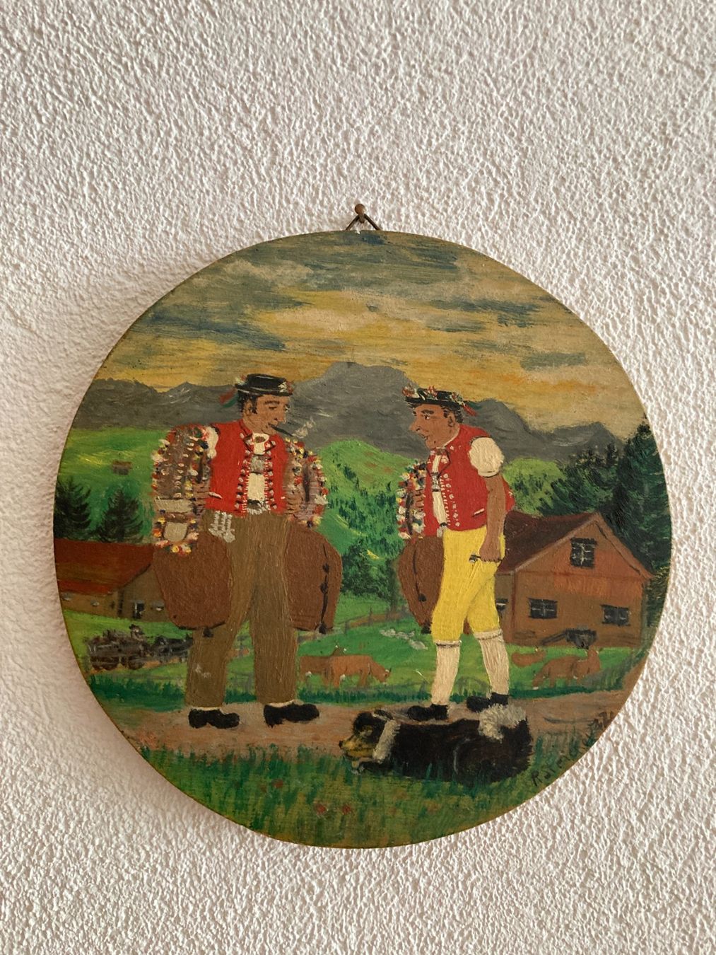 Gemälde: Appenzeller Sennenbild – Gebraucht aus Wil SG von Pin05
