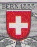 Alle Briefmarken: 1953_B61_PRO PATRIA_Berner Wappen_DRUCKVERSCHIEBUNG rot tief – Neu (gemäss Beschreibung) aus Marthalen von Ch_quality 2