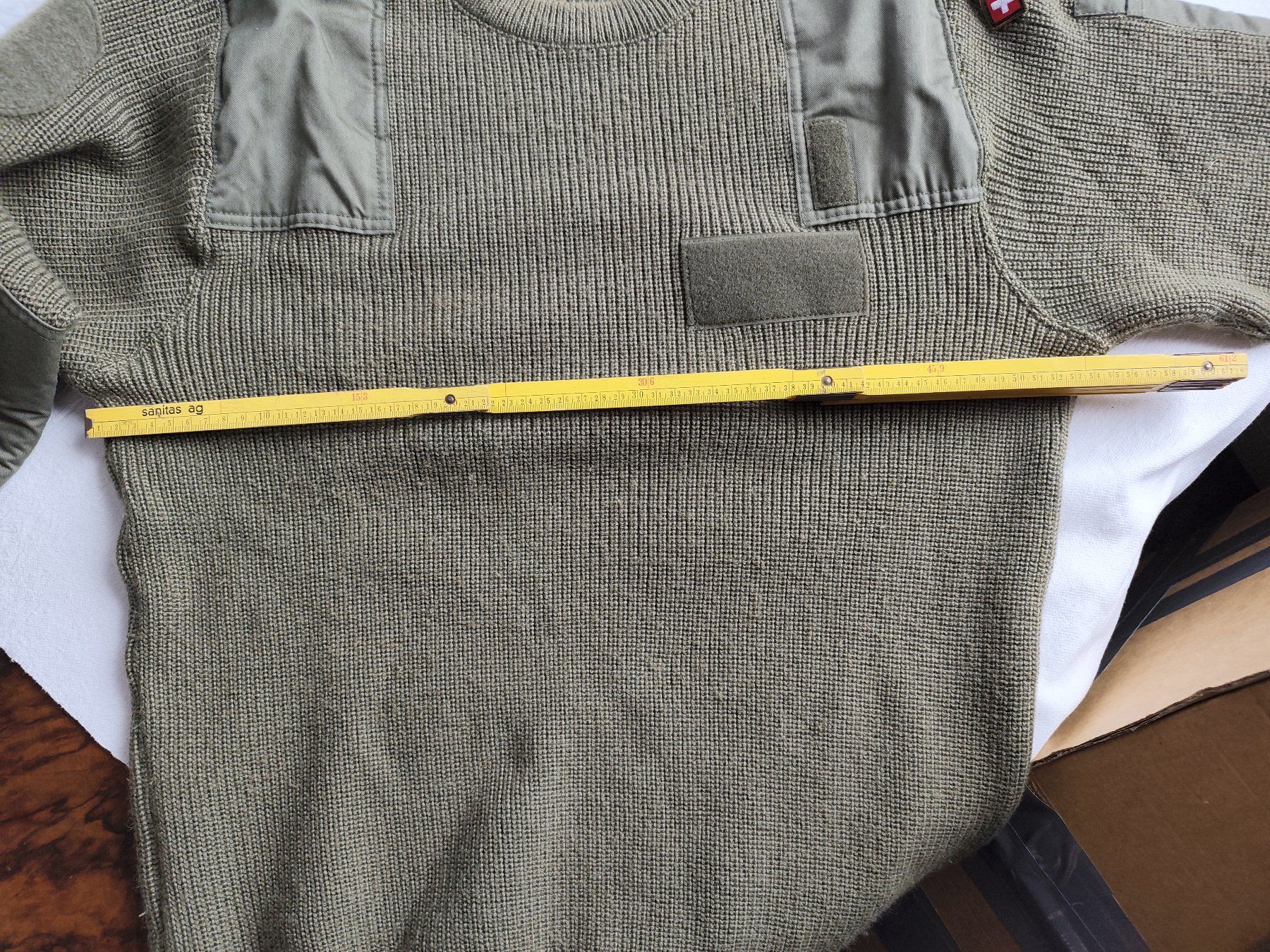 Schweizer Armee Maglioni & Felpe: Instruktor Pullover CH Armee 52/L – Usato da Oberwil BL venduto da suaku 5