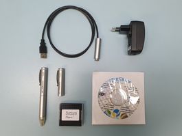RFID Mikro Chips (1.7x2mm!) mit Lese/Schreib Pen MICROSENSYS
