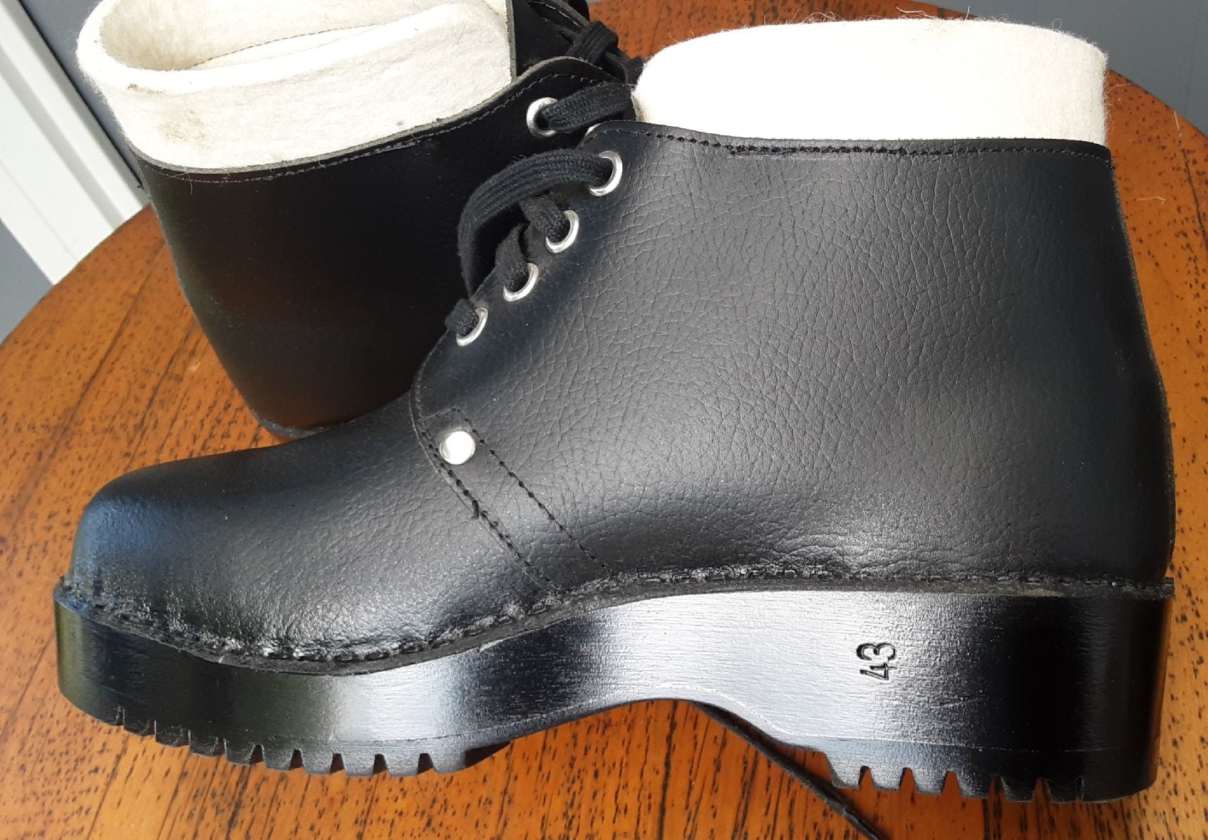 Herrenschuhe: Holzschuh,Lederschuh,Arbeitsschuh – Neu (gemäss Beschreibung) aus Grosswangen von Spengler66 3