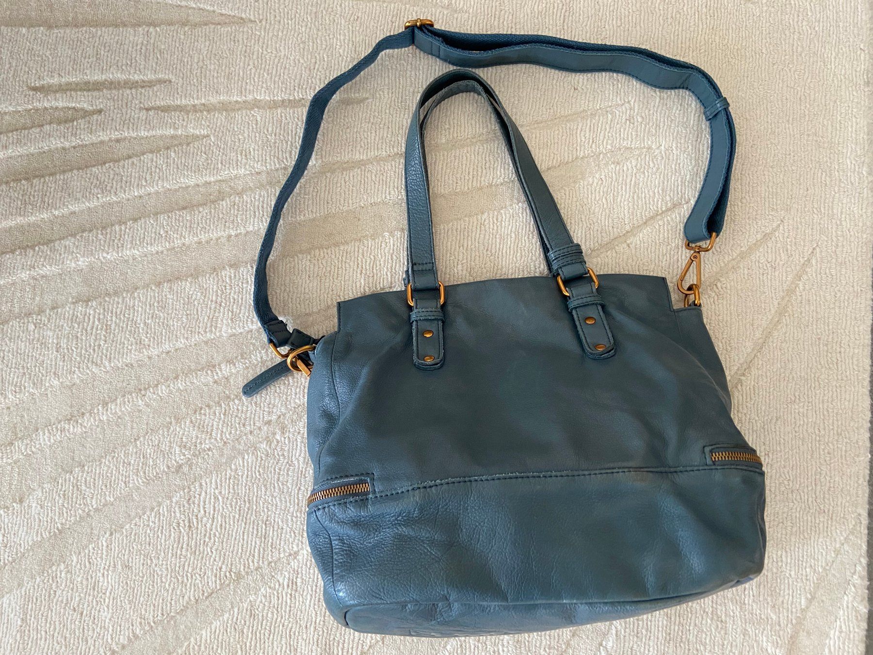FredsBruder Sacs femmes: Handtasche FREDsBRUDER - Petrolfarben - echt Leder – D'occasion à Rafz par Dancer13 5