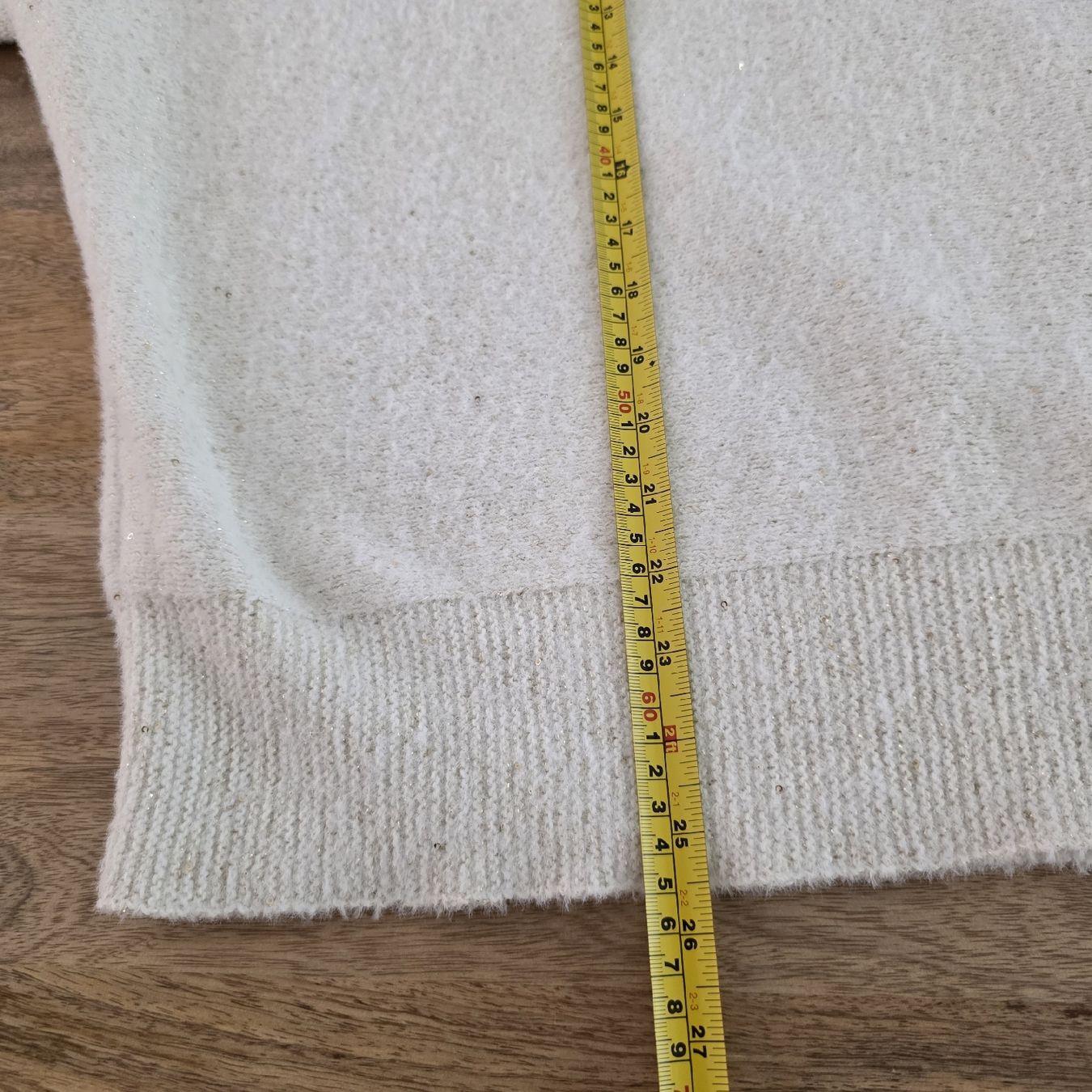 C&A Maglioni & Felpe: Pullover  weiss mit Glitzer Grösse XL neuwertig – Usato da Rheinsulz venduto da Gilea 6