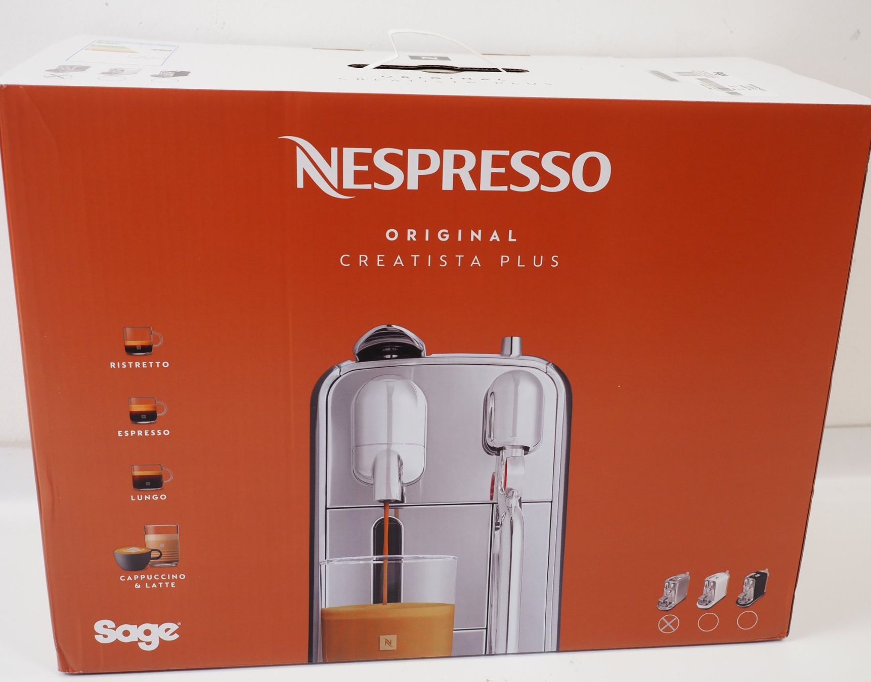 Sage Kaffeemaschinen & Espressomaschinen: SAGE Nespresso Creatistsa Plus (26070246) – Neu und originalverpackt aus Zürich von fundsachenverkauf 1