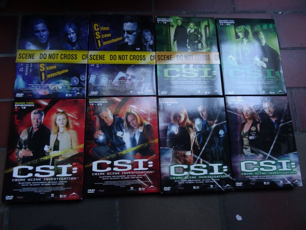 CSI Crime Scene Investigation 110 (fast komplett) + 2 Filme Kaufen
