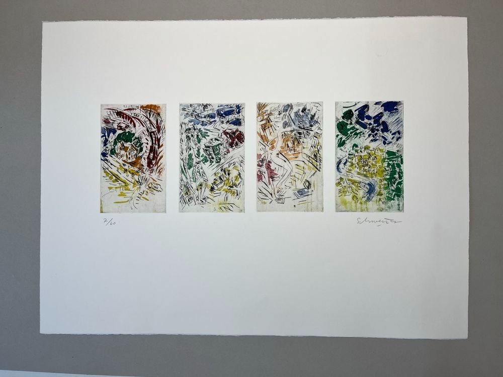 Grafica & Litografie: Hans Schweizer, handsigniert, nummeriert – Usato da Rain venduto da Pic-Ass 1