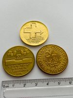 3x Medaille Stadt ZUG Burgbach 700 Jahre Schweiz 34 Gramm ++