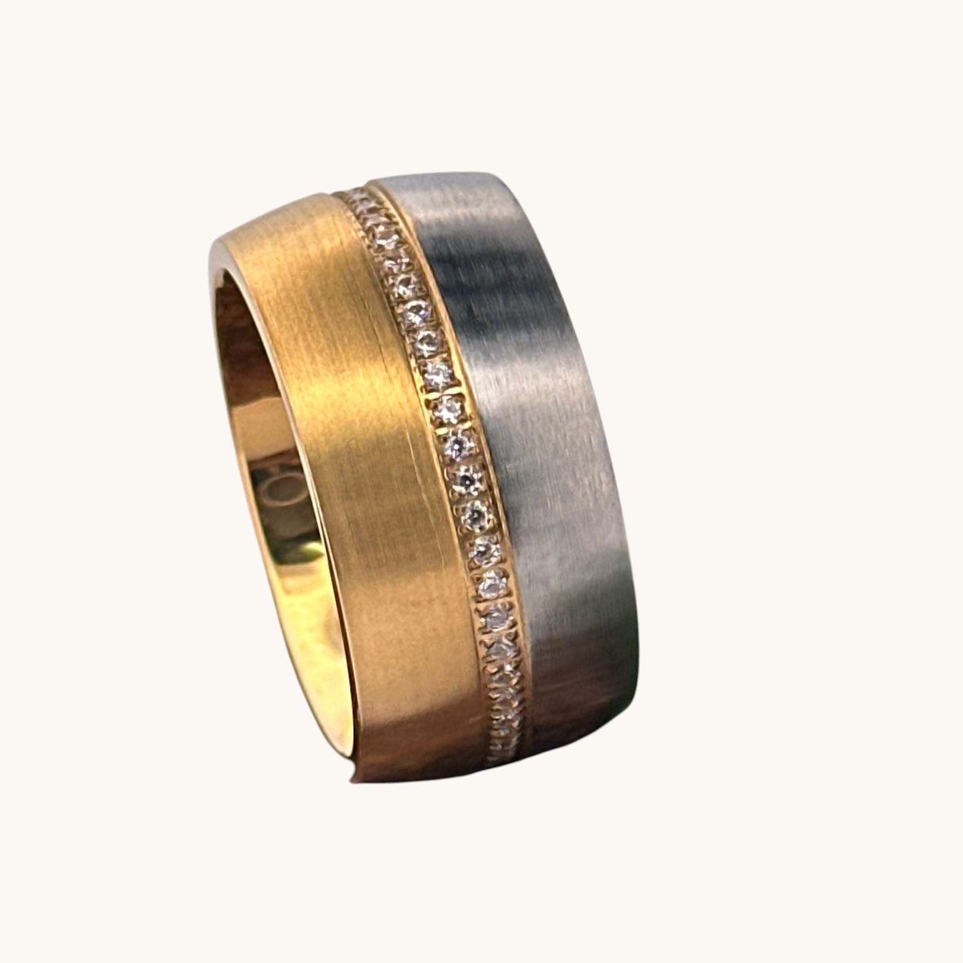 Olga Ribler Anelli: Edelstahlring, bicolor, Gr. 60 – Nuovo (secondo la descrizione) da Luzern venduto da MonikaS03 2