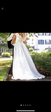 Hochzeitskleid Ivory mit Schlitz