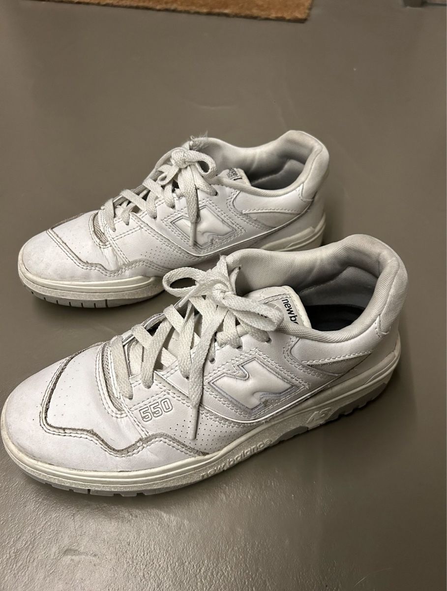 Damenschuhe: New balance 550 white grey – Gebraucht aus Rain von lau_yss2