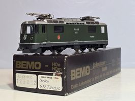 Bemo, 1258112, RhB, Ge 4/4 II, 612, Thusis, grün, Vitrine