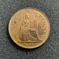 1 Penny England 1967