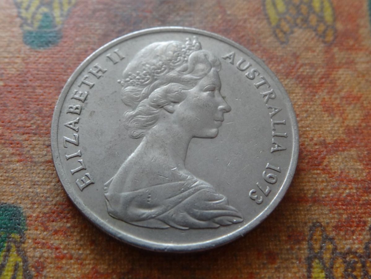 Tutti le monete: AUSTRALIA  20  Cents  1973 – Usato da Romanel-sur-Lausanne venduto da Swift13 1
