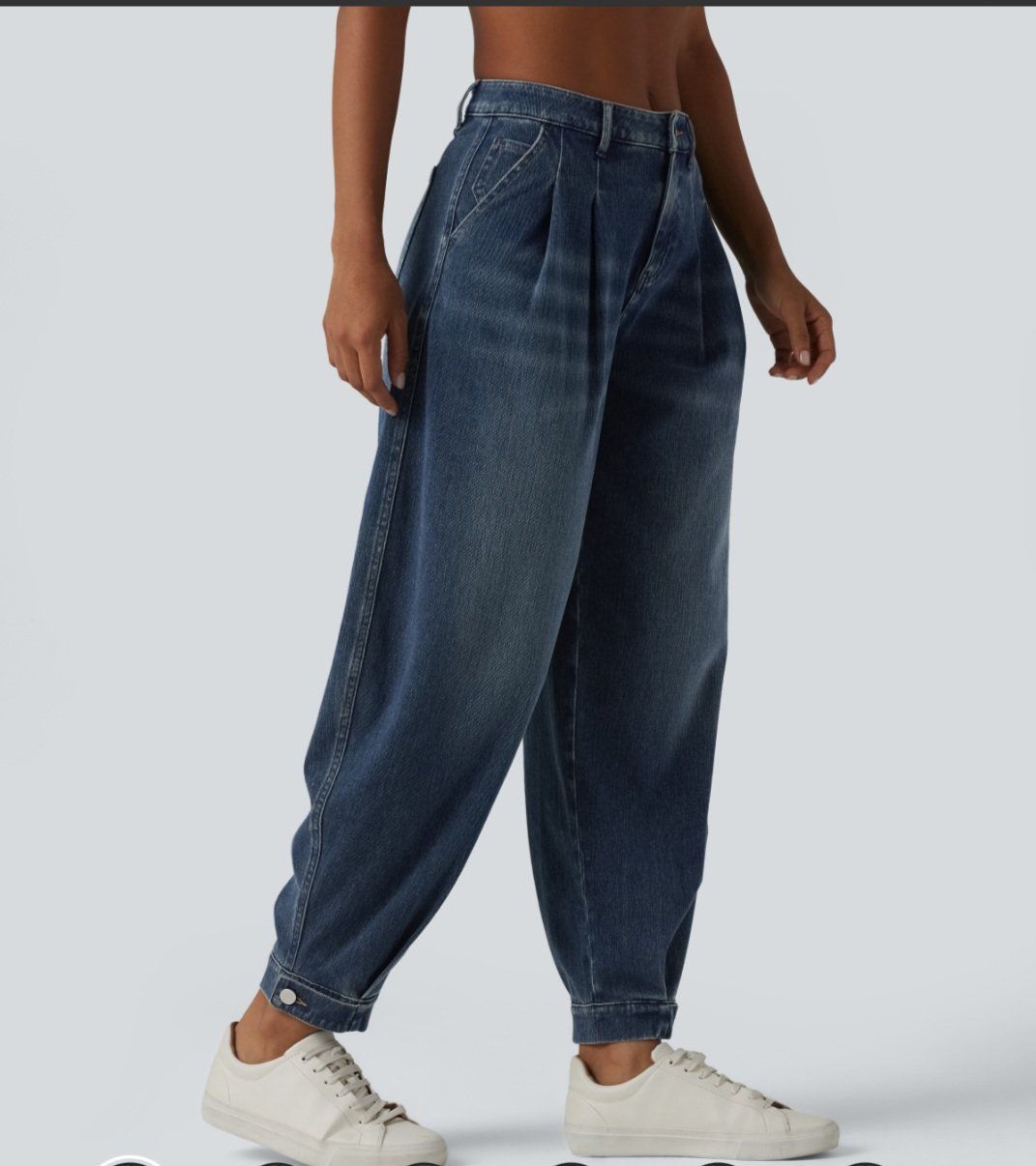 Halara Pantaloni: Halara trend jeans hose ballon – Usato da horn venduto da CherryCrow 4