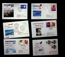 SUISSE  POSTE AÉRIENNE  6 VOLS 1994-1995 /U131