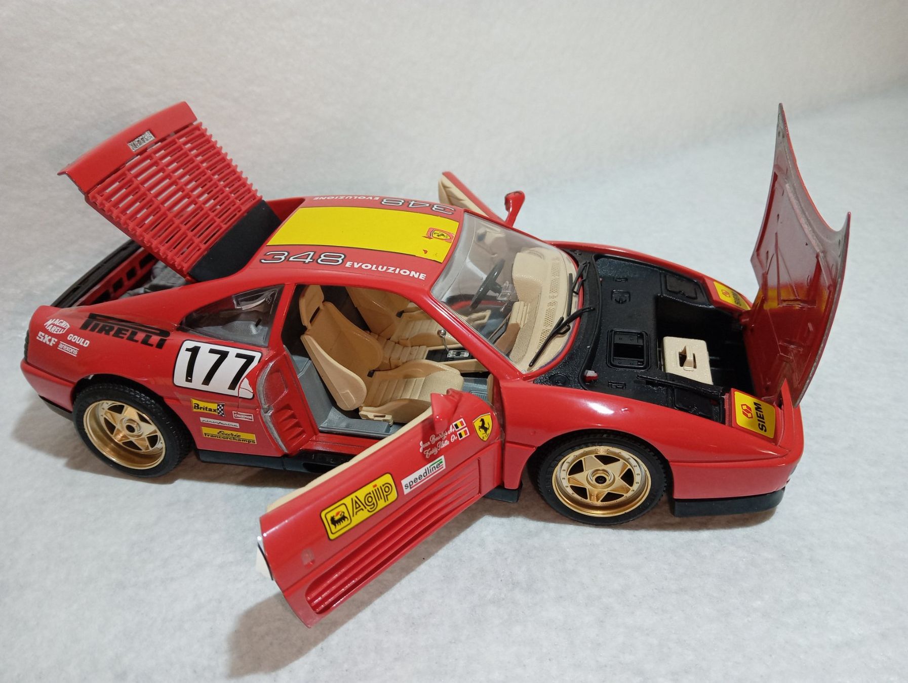 Bburago Modellini d'auto: Ferrari 348 tb  1989 Evolutione – Usato da Huttwil venduto da Secondtrain 2