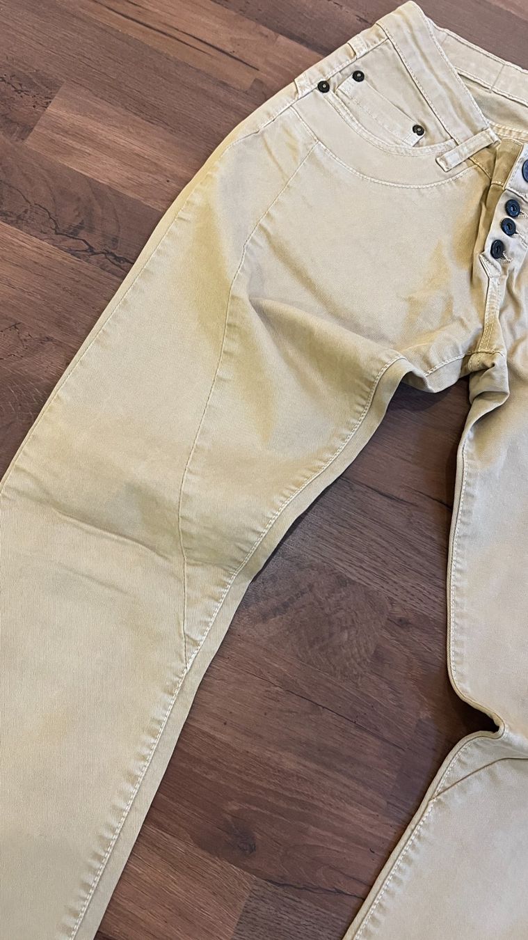 Jeans: PLEASE Damen Stoffhose Beige Gr. S – Usato da Hondrich venduto da Greppen37 6