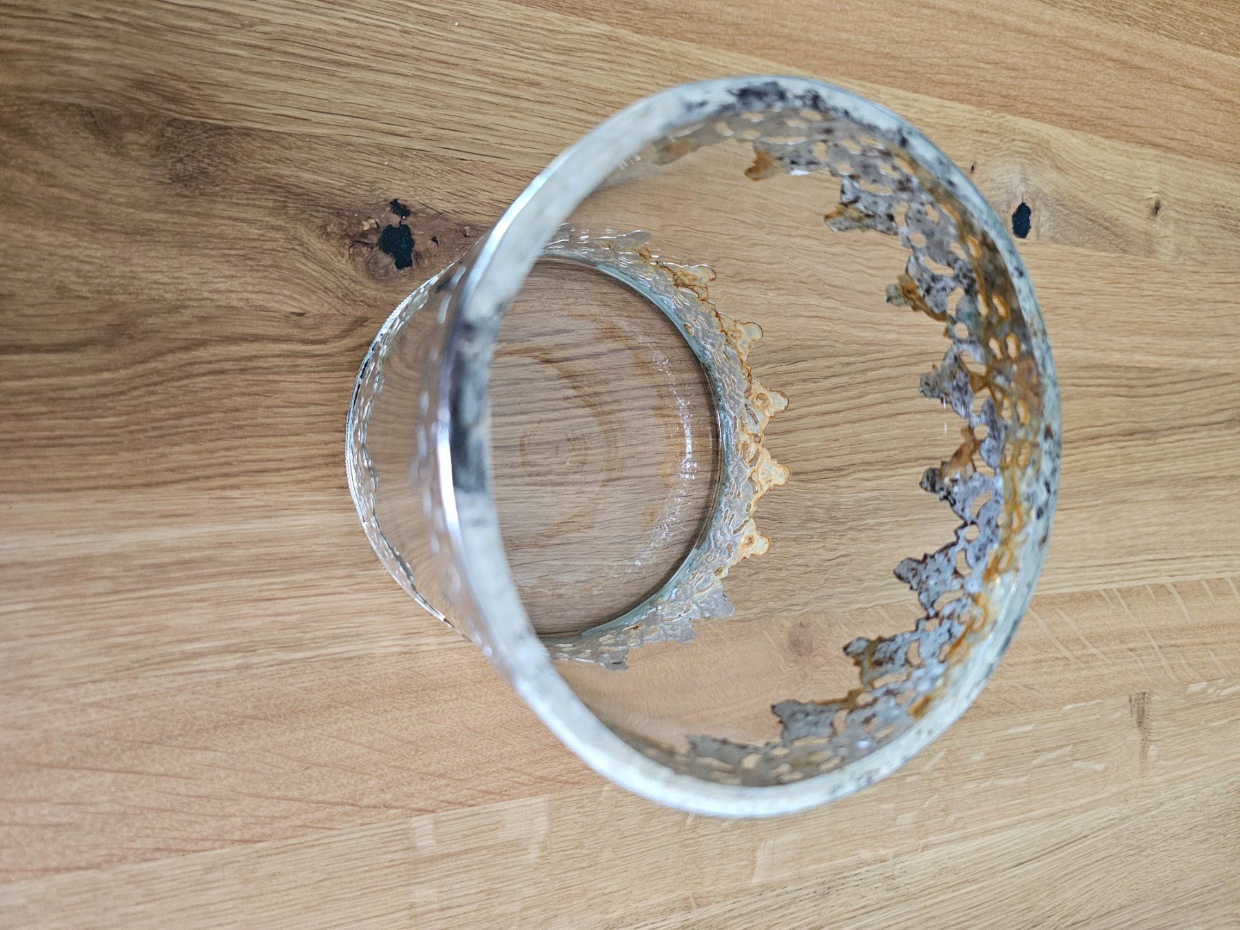 Tutte le decorazioni: sehr schönes Deko Glas/Windlicht – Usato da Büttikon AG venduto da PAM120319 4