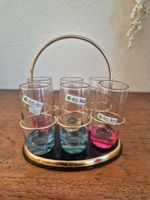 6 verres à liqueur cristal années 1950 Italie M2