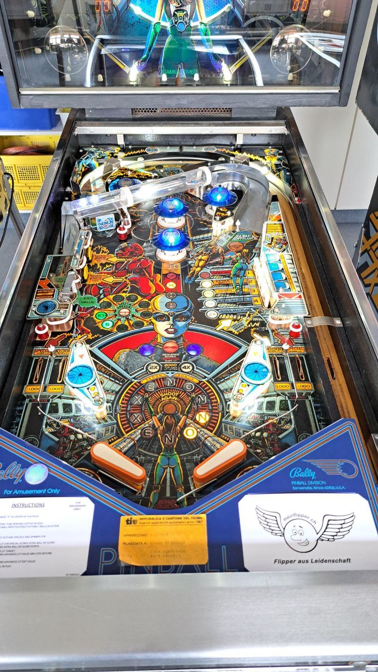 Flipperkasten «Xenon» von Bally – revidiert (Gebraucht) in Wil für CHF ...