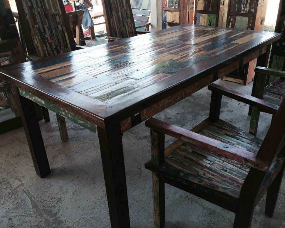Set di tavolo e panche: SET Sitzgruppe Esstisch Sitzgarnitur Küchentisch Holztisch – Nuovo e nell'imballaggio originale da Daisendorf venduto da Wohn-Kult 3