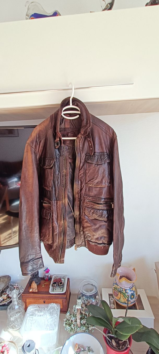 Giacche: Bellissimo giubbotto  in pelle Massimo Dutti dä – Usato da Lugano venduto da ycd_rv8h